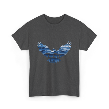 Eagle Nature Landscape T-Shirt - Dark Heather