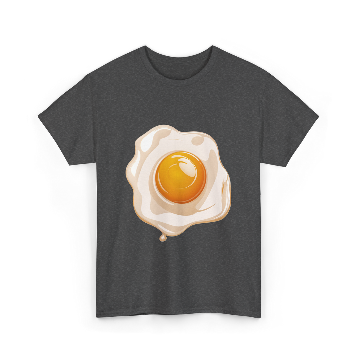 Egg Yolk Eggs Breakfast Food T-Shirt - Dark Heather