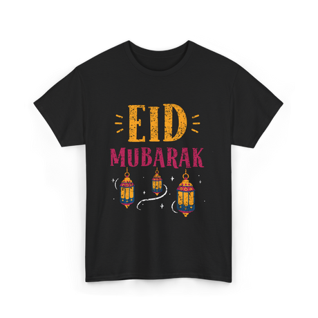Eid Mubarak Eid Celebration T-Shirt - Black