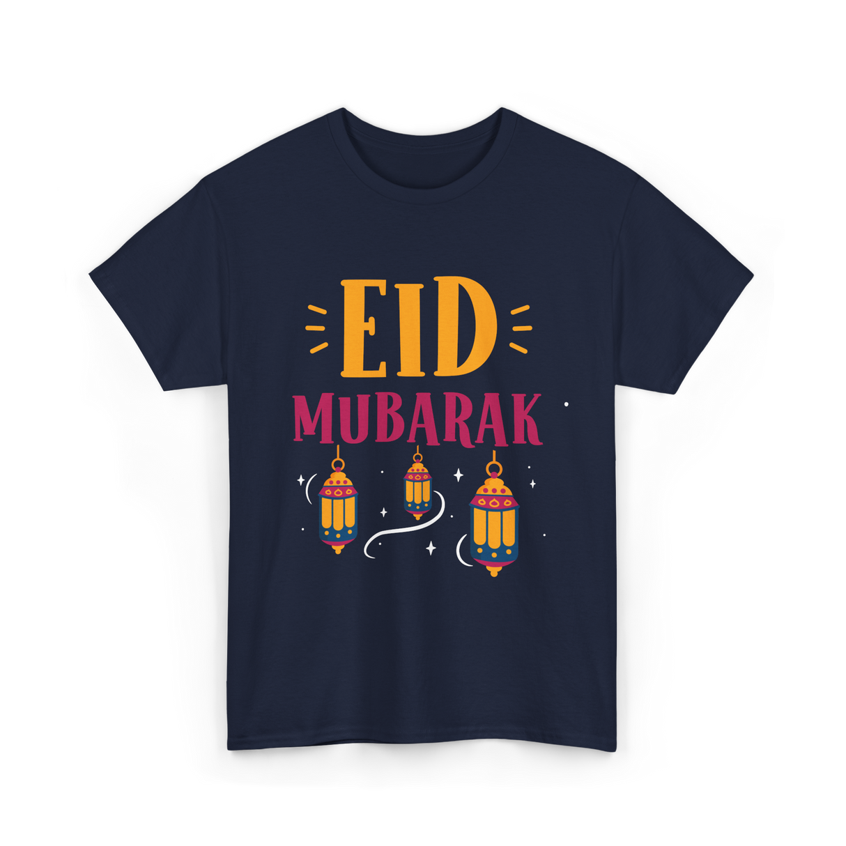 Eid Mubarak Ramadan Celebration T-Shirt - Navy