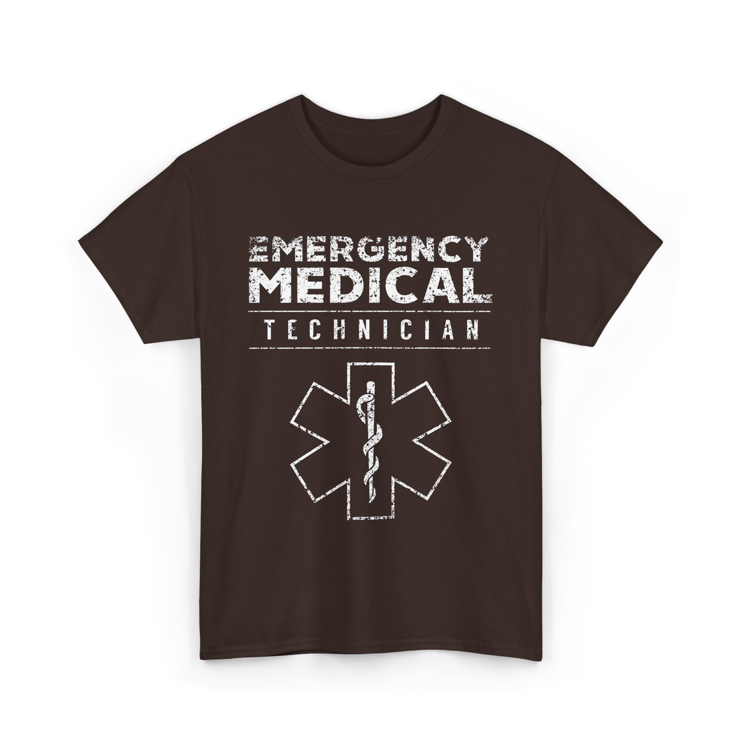 Emergency Medical Technician EMT T-Shirt - Dark Chocolate