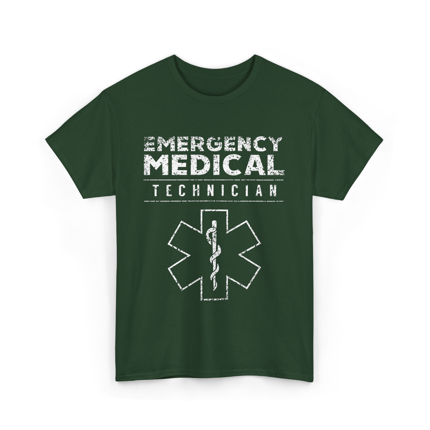 Emergency Medical Technician EMT T-Shirt - Forest Green