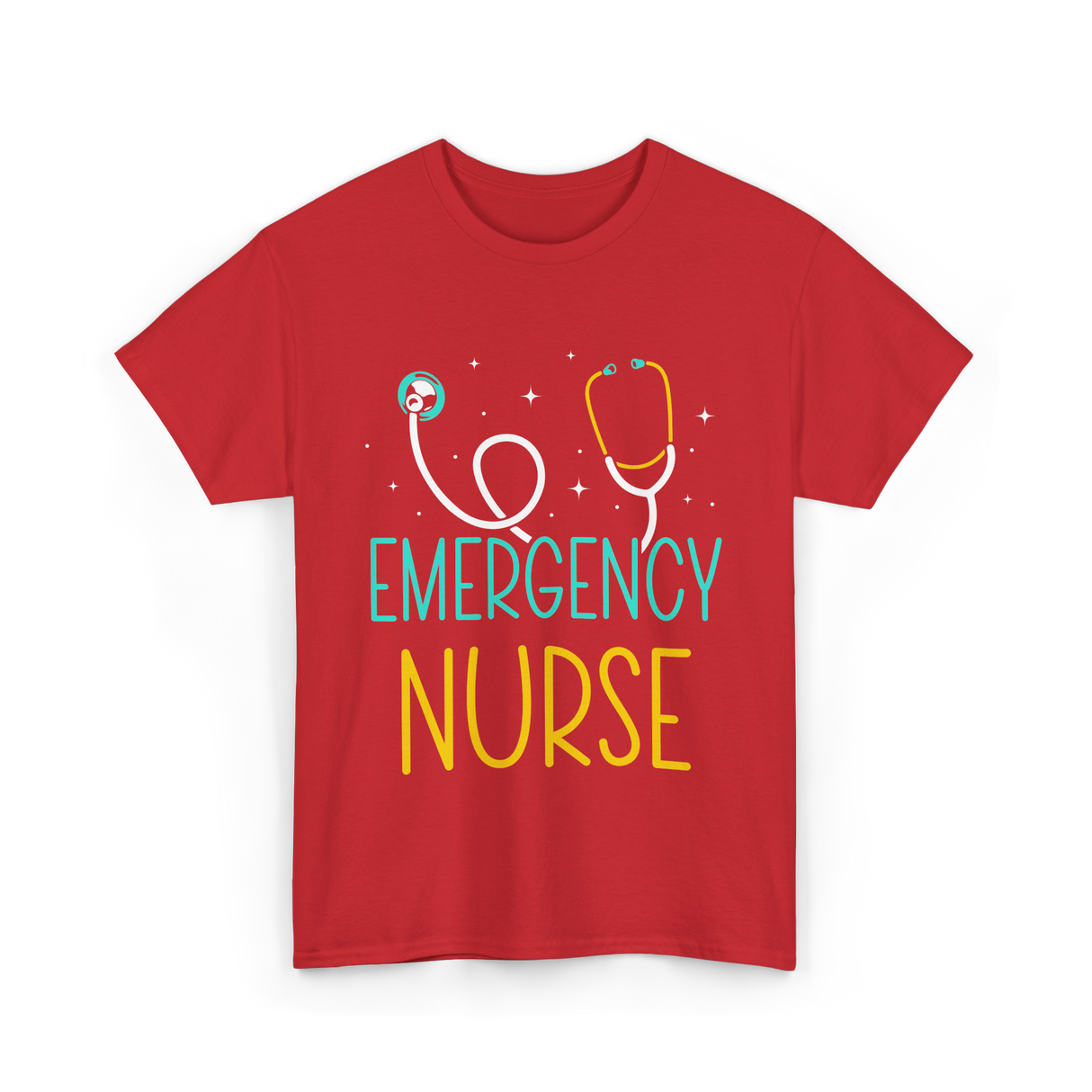 Emergency Nurse Nurse Healthcare T-Shirt - Red