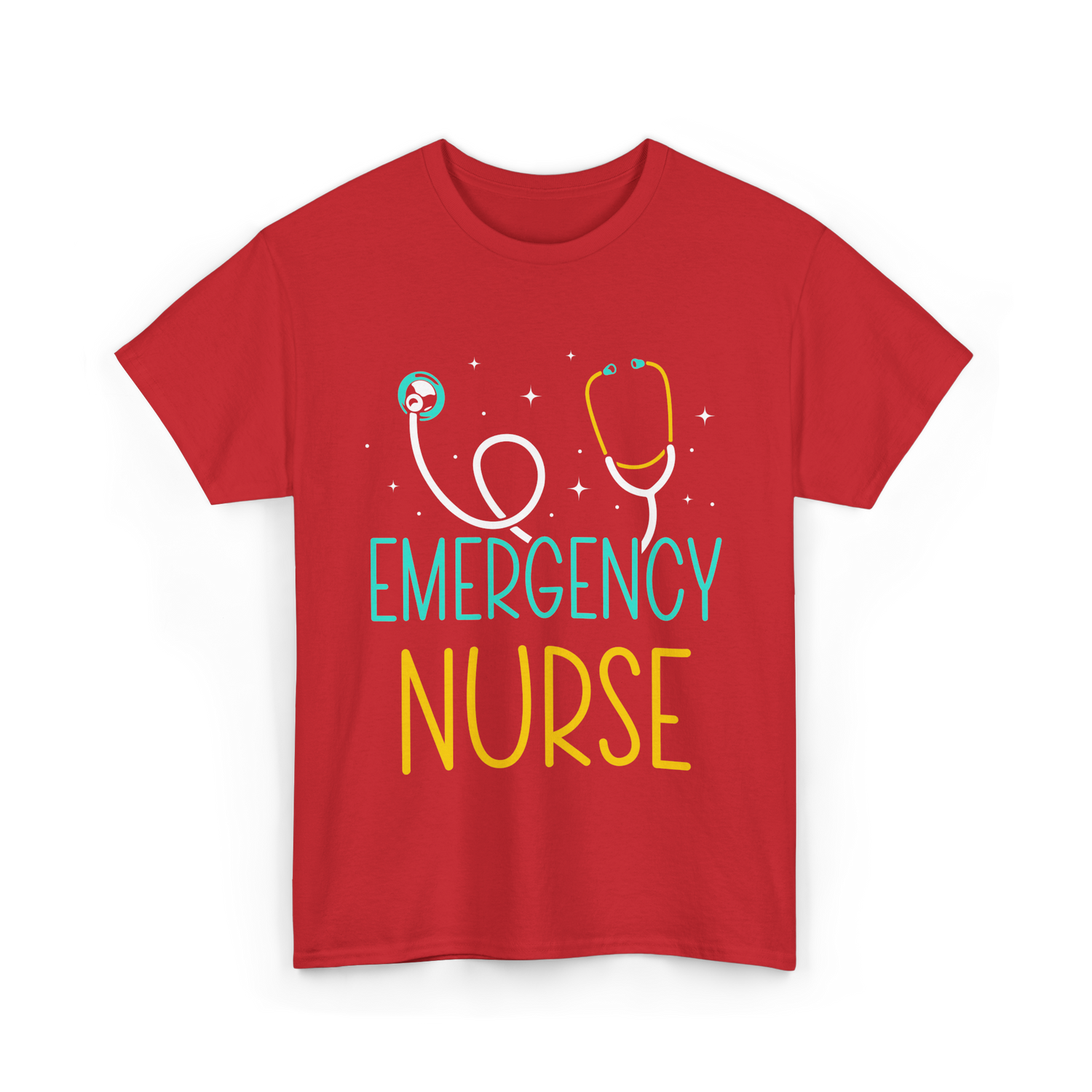 Emergency Nurse Nurse Healthcare T-Shirt - Red