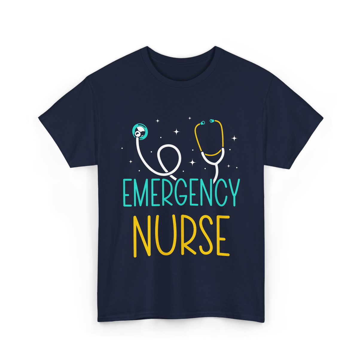 Emergency Nurse Nurse Healthcare T-Shirt - Navy