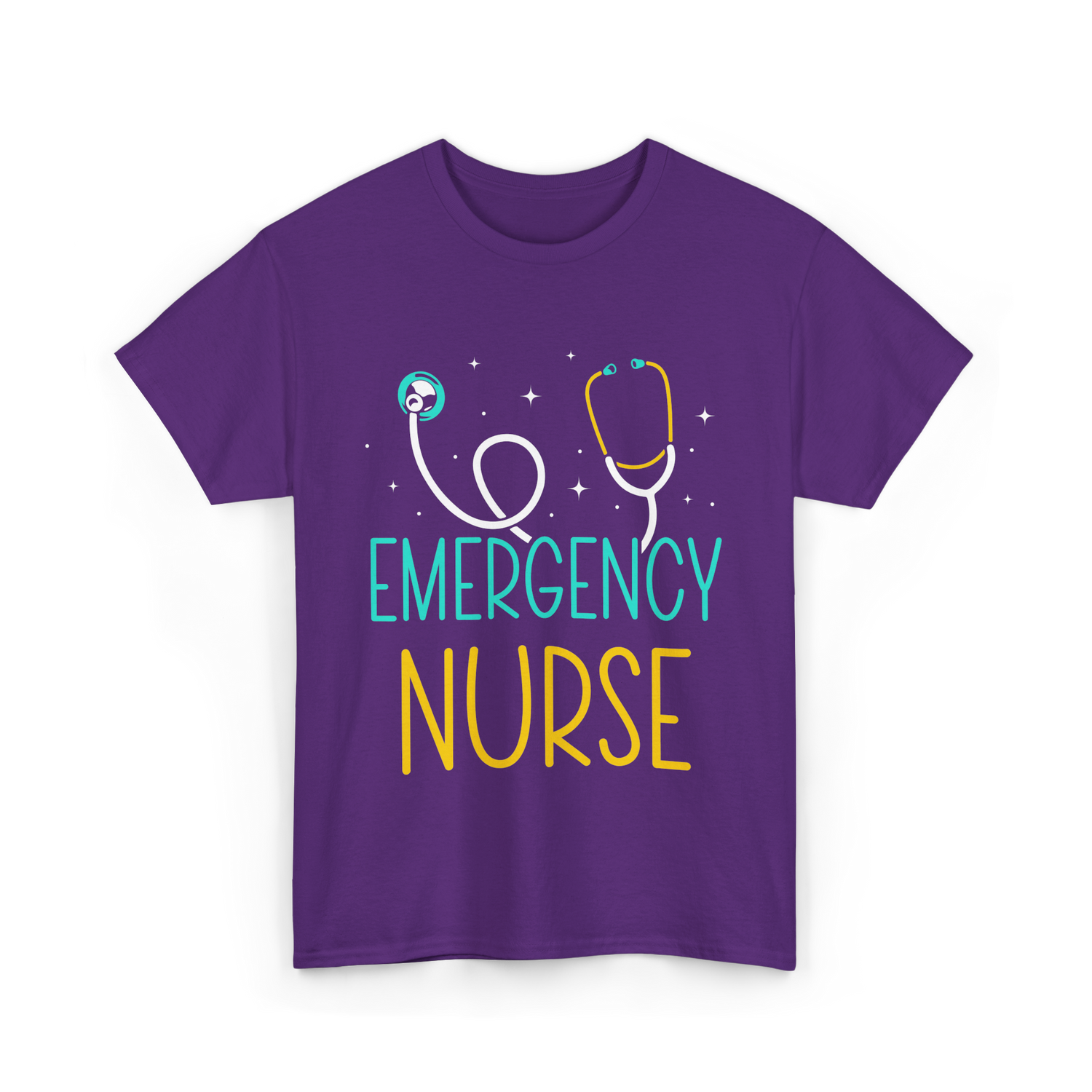 Emergency Nurse Nurse Healthcare T-Shirt - Purple
