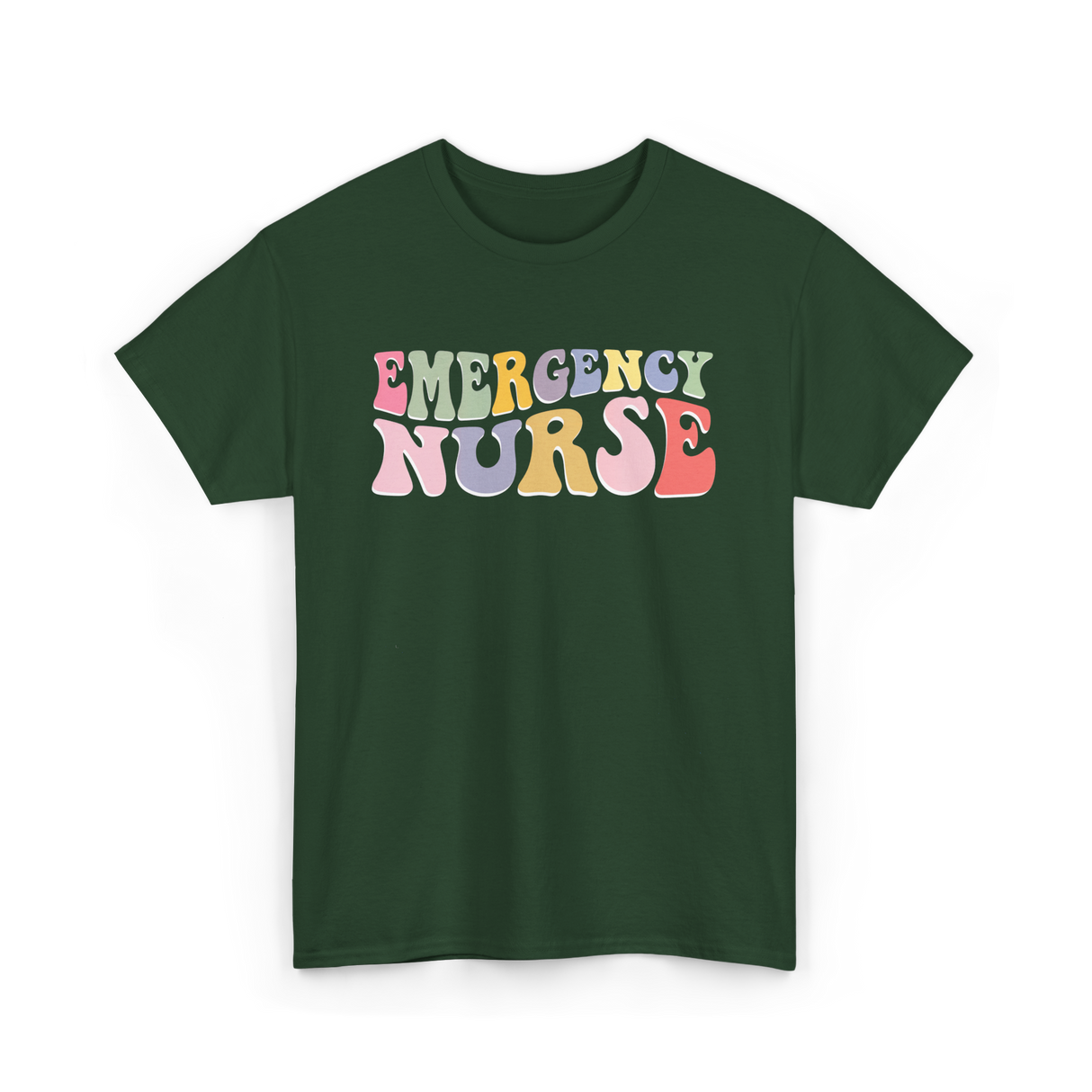Emergency Nurse T-Shirt - Forest Green