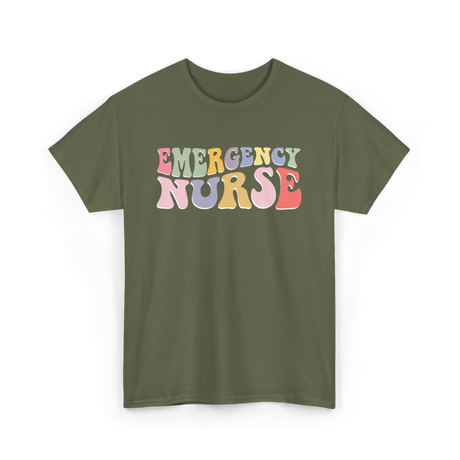 Emergency Nurse T-Shirt - Military Green