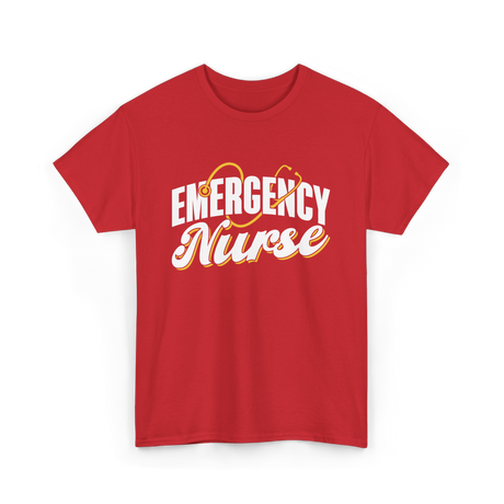 Emergency Nurse T-Shirt - Red