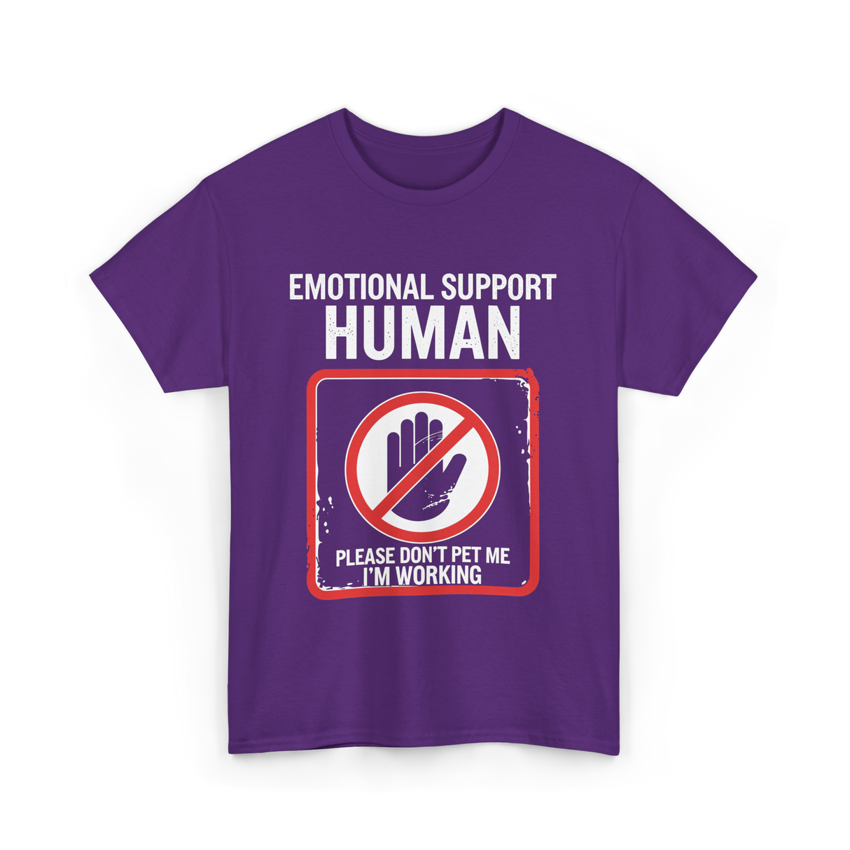 Emotional Support T-Shirt - Purple