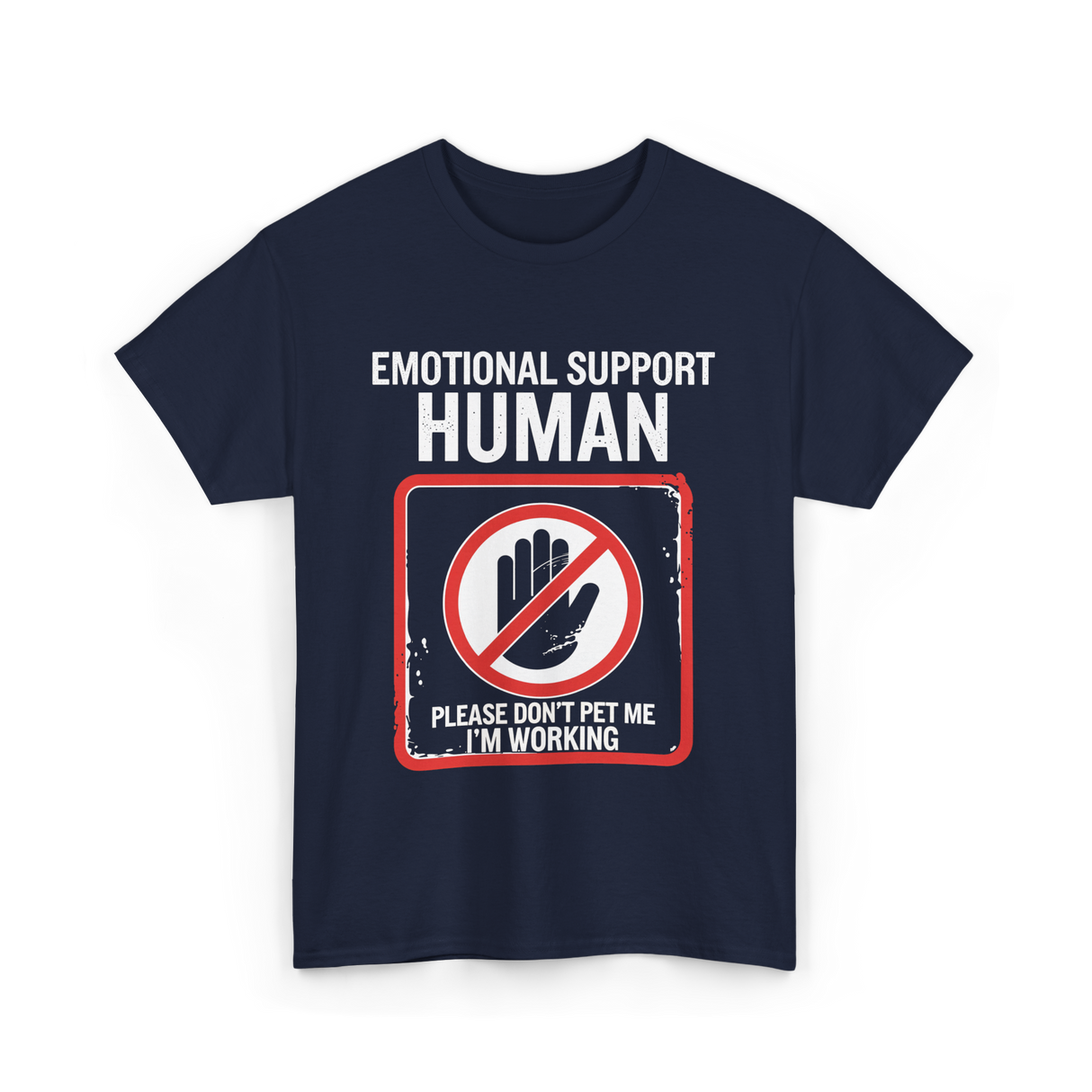 Emotional Support T-Shirt - Navy