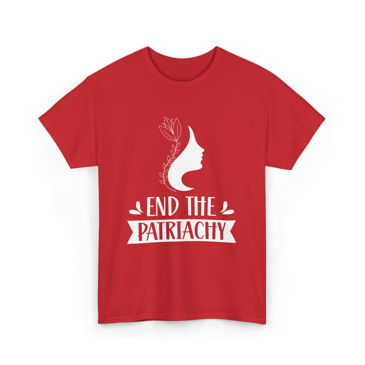 End The Patriarchy Feminism Rights T-Shirt - Red