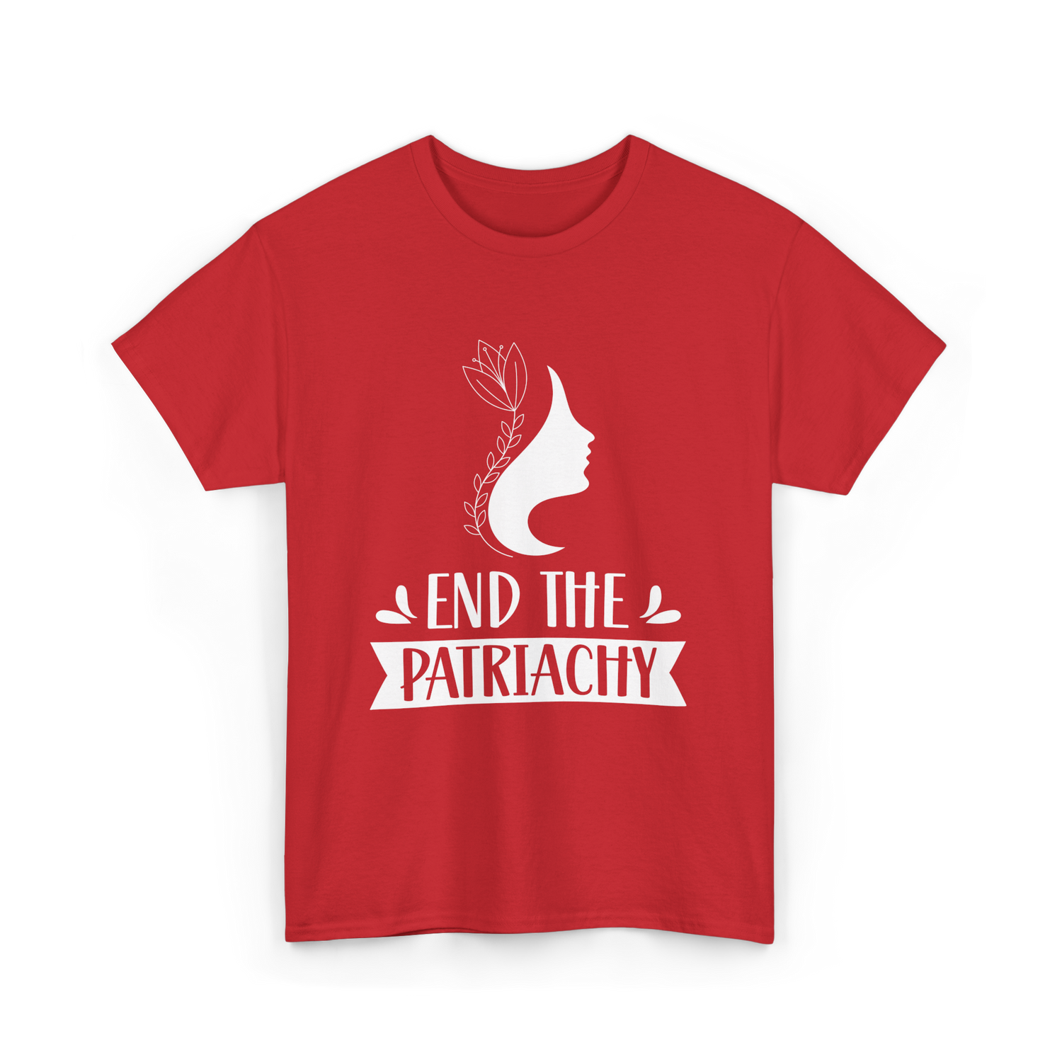 End The Patriarchy Feminism Rights T-Shirt - Red