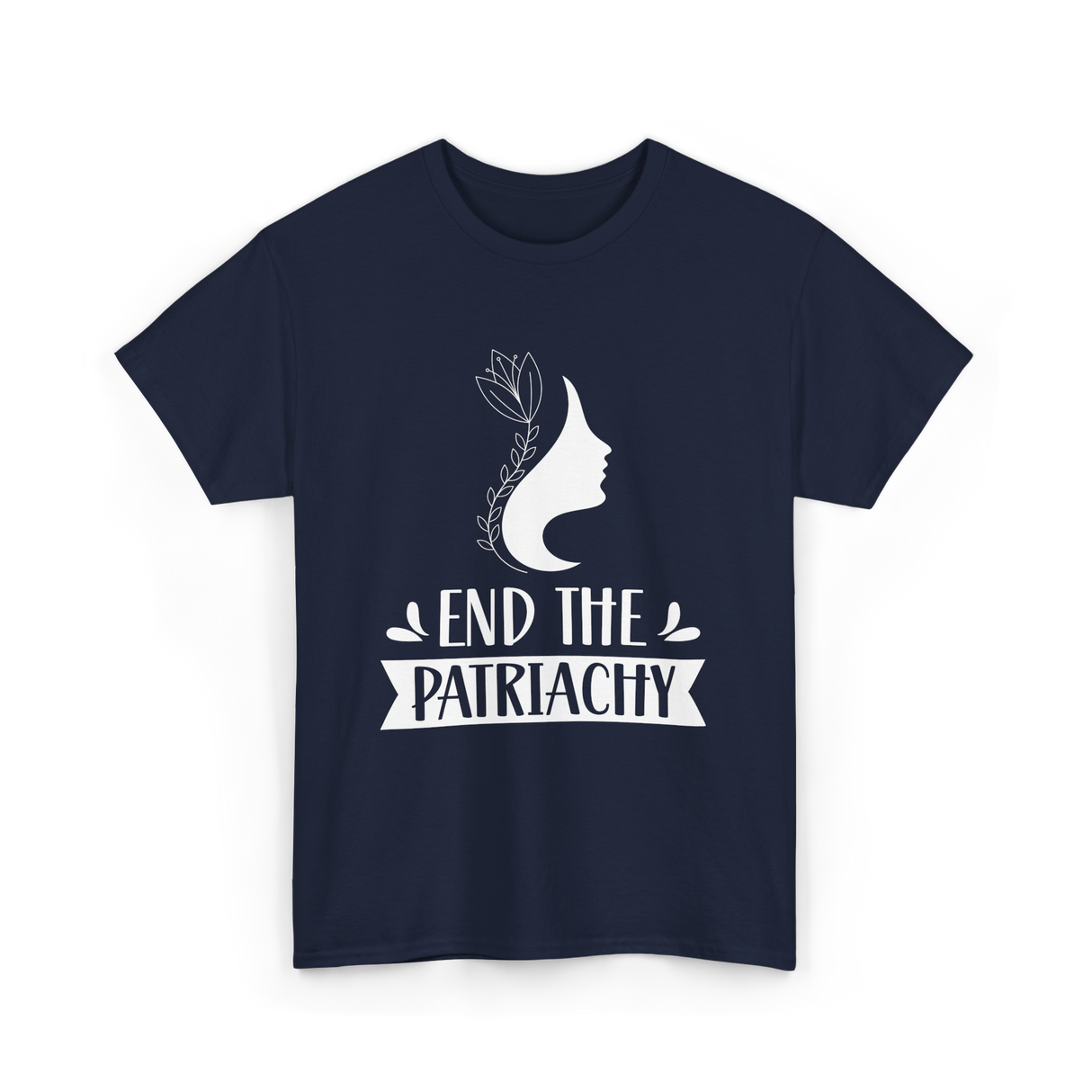 End The Patriarchy Feminism Rights T-Shirt - Navy