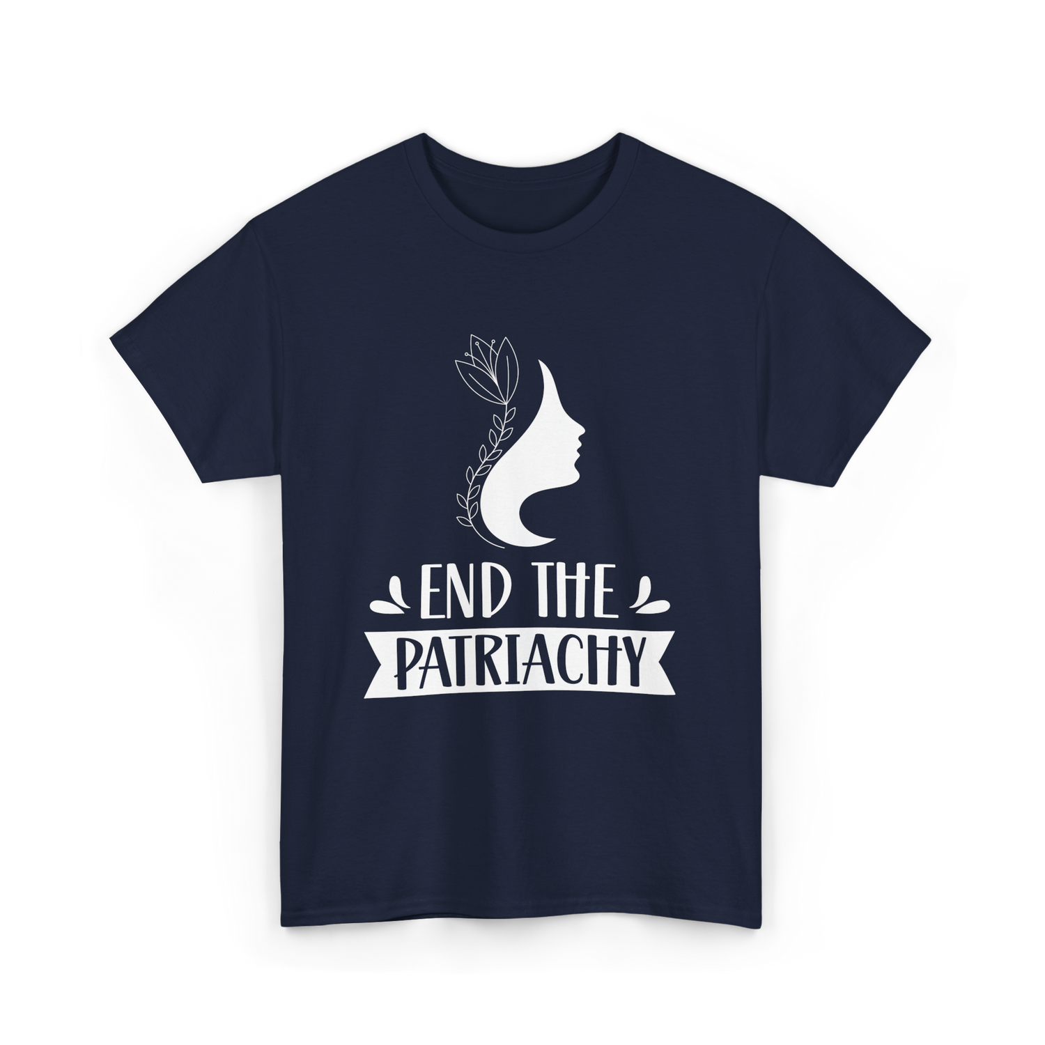 End The Patriarchy Feminism Rights T-Shirt - Navy