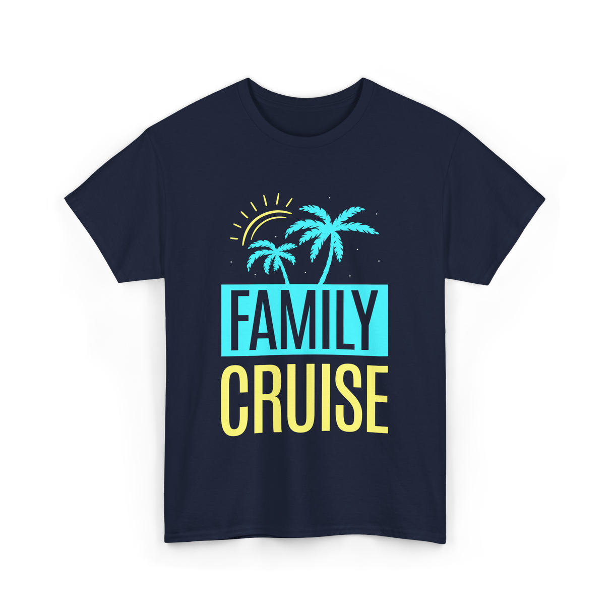 Family Cruise Travel Vacation T-Shirt - Navy