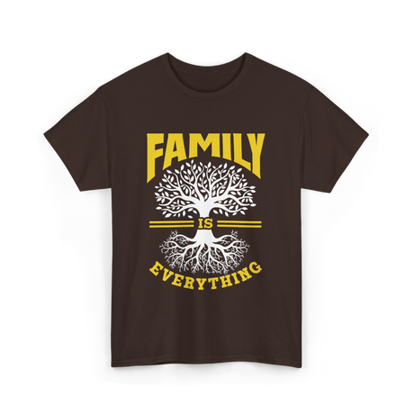 Family Is Everything Family Reunion T-Shirt - Dark Chocolate