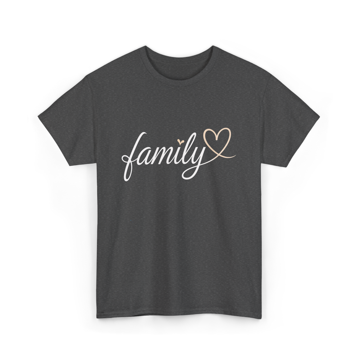 family love family T-Shirt - Dark Heather
