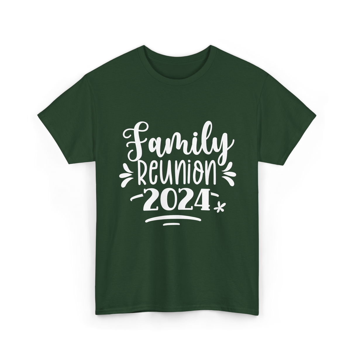 Family Reunion 2024 Family Gathering T-Shirt - Forest Green