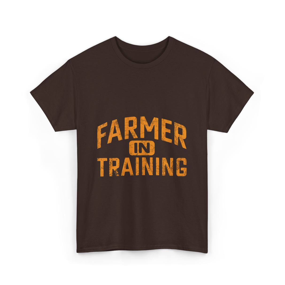 Farmer in Training Agriculture Future T-Shirt - Dark Chocolate