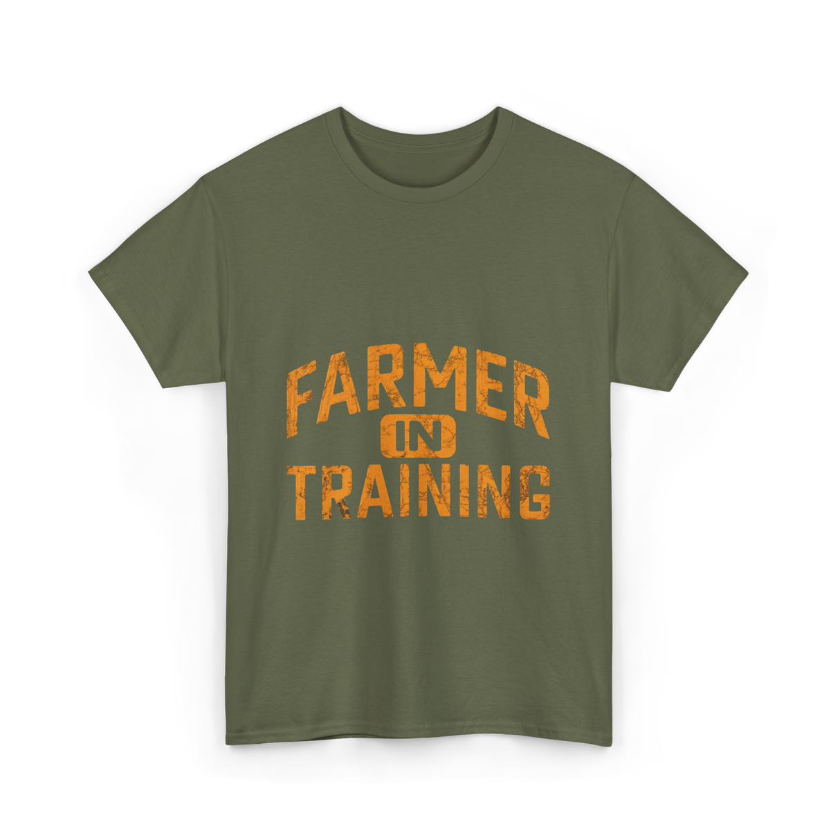 Farmer in Training Agriculture Future T-Shirt - Military Green