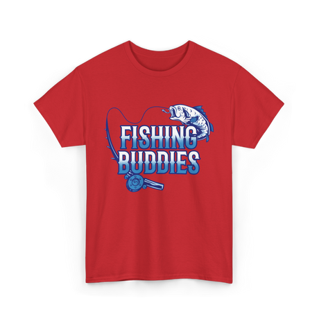 Fishing Buddies Fisherman Buddy T-Shirt - Red