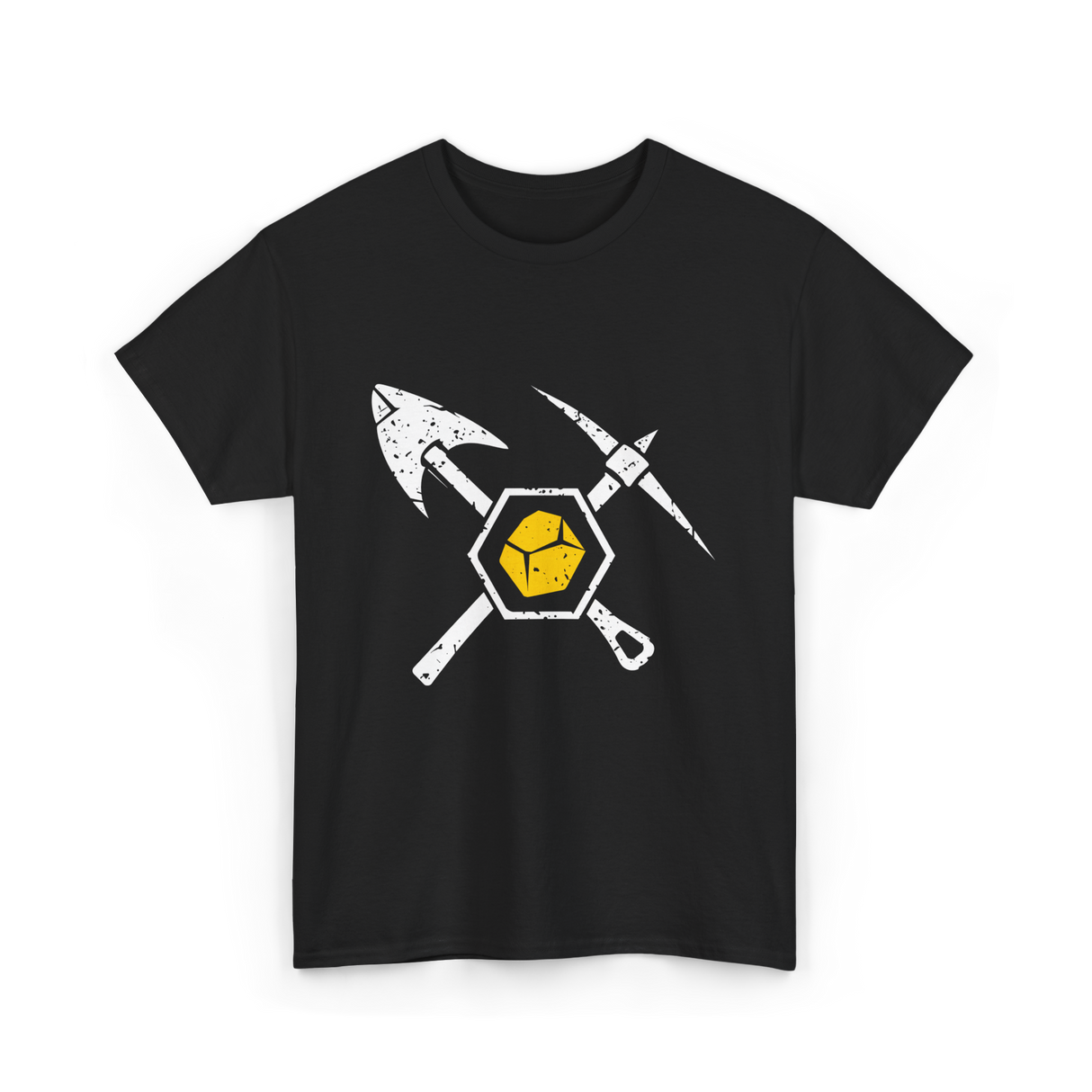 Gold Miner Prospecting Treasure T-Shirt - Black