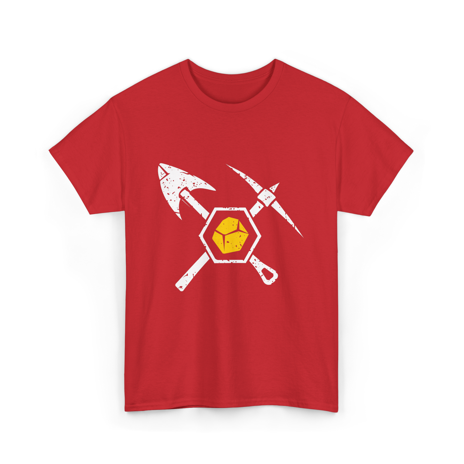 Gold Miner Prospecting Treasure T-Shirt - Red