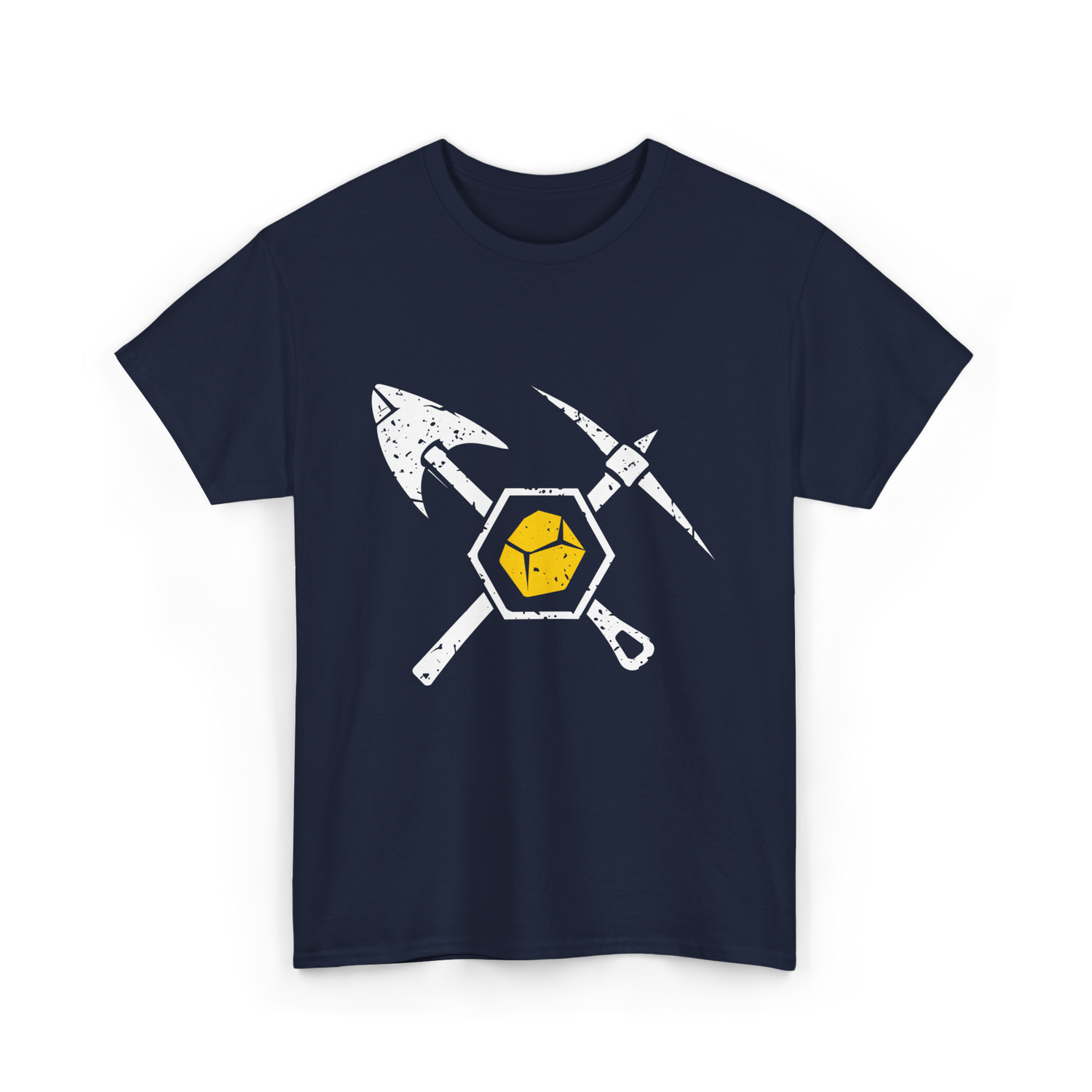 Gold Miner Prospecting Treasure T-Shirt - Navy