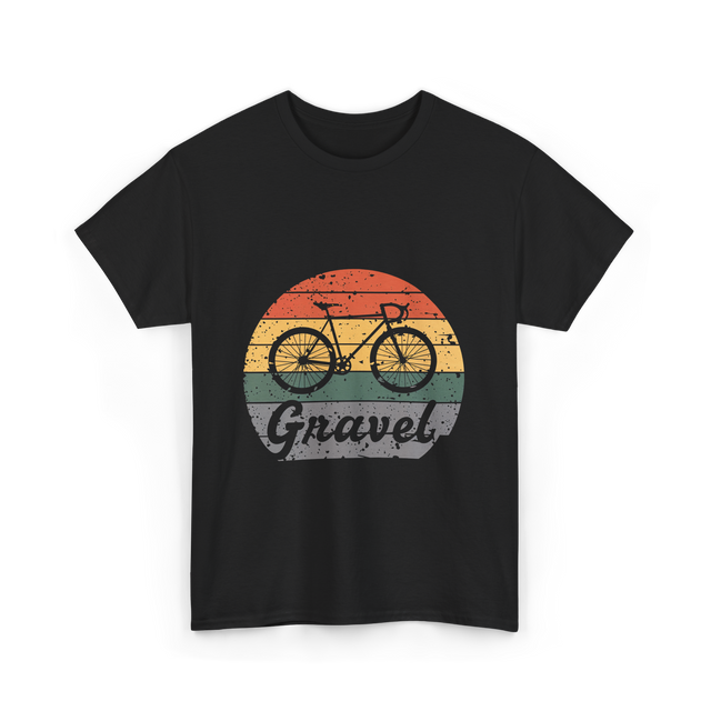 Gravel Bike Cycling Cyclocross T-Shirt - Black