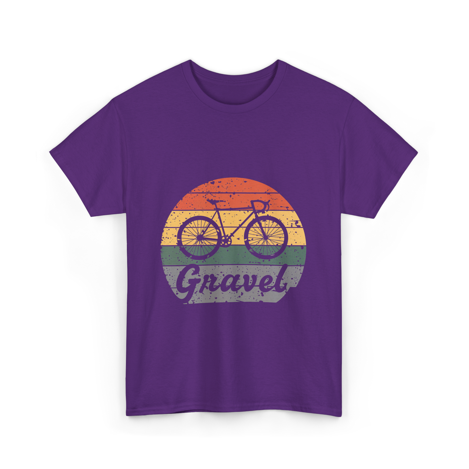 Gravel Bike Cycling Cyclocross T-Shirt - Purple