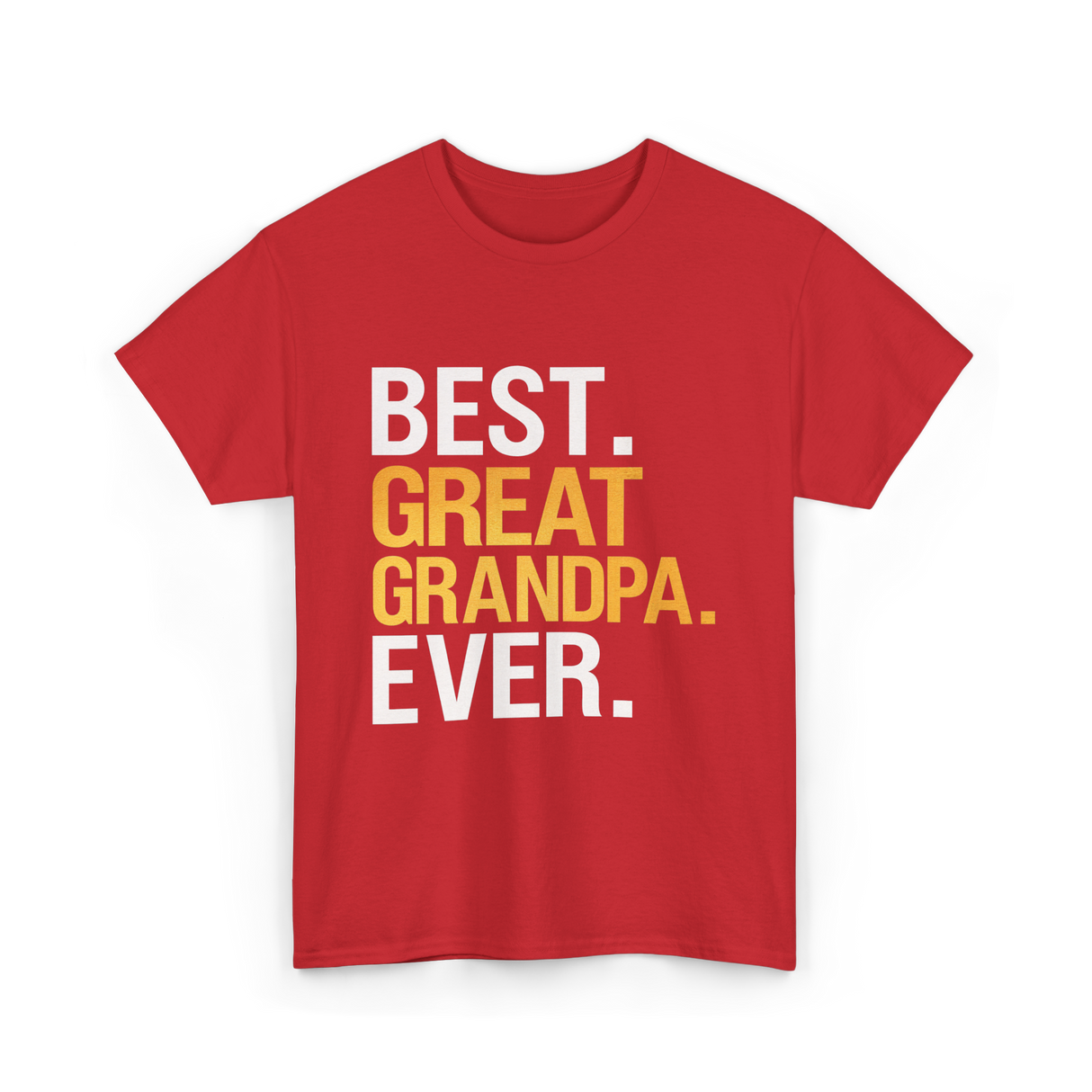 Great Grandpa Ever Grandpa T-Shirt - Red