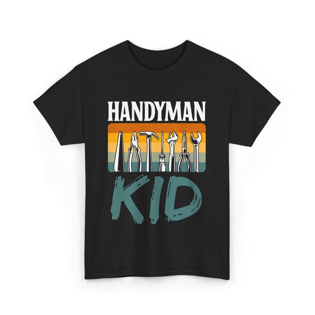 Handyman Kid Tools Tinkerer T-Shirt - Black