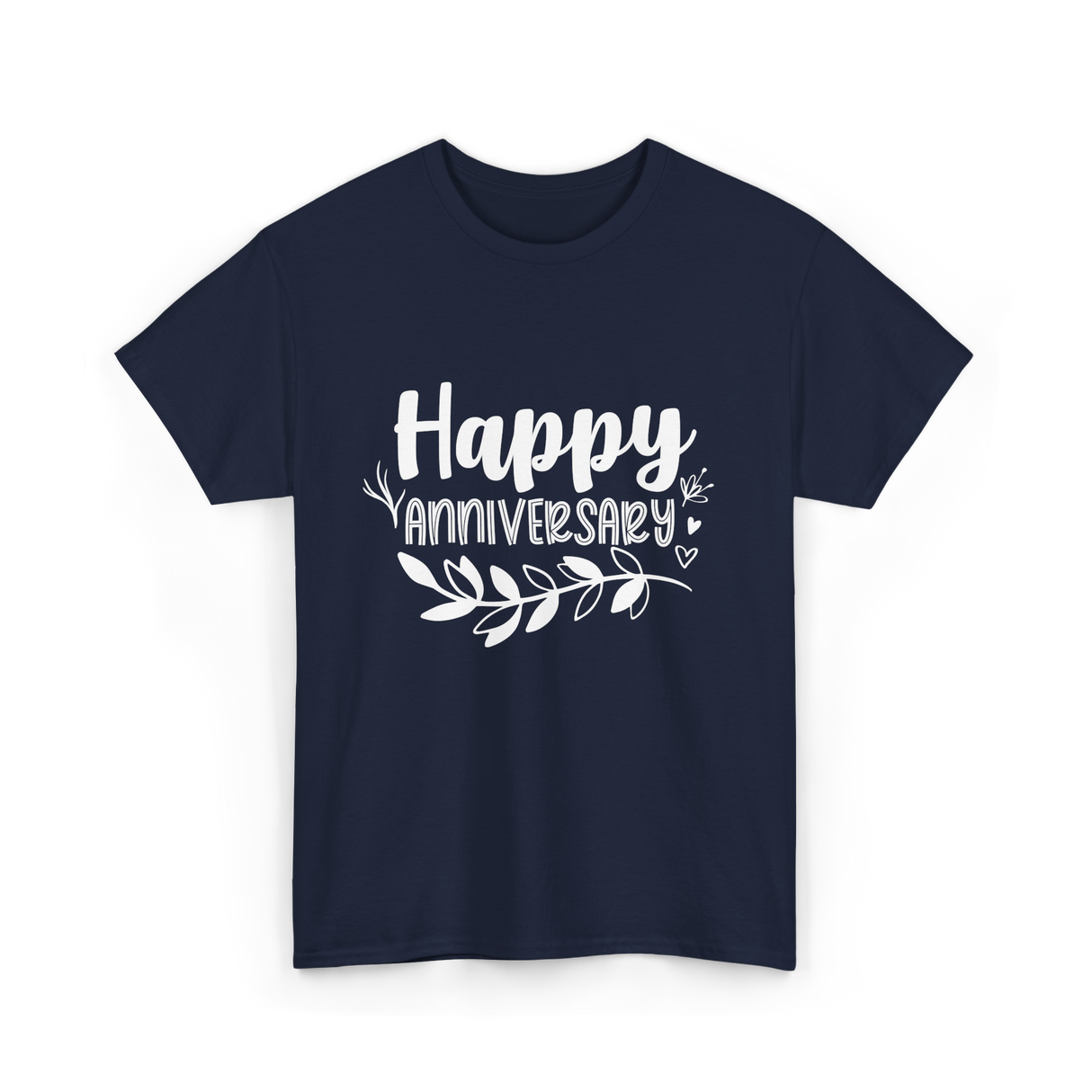 Happy Anniversary Anniversary Wedding T-Shirt - Navy