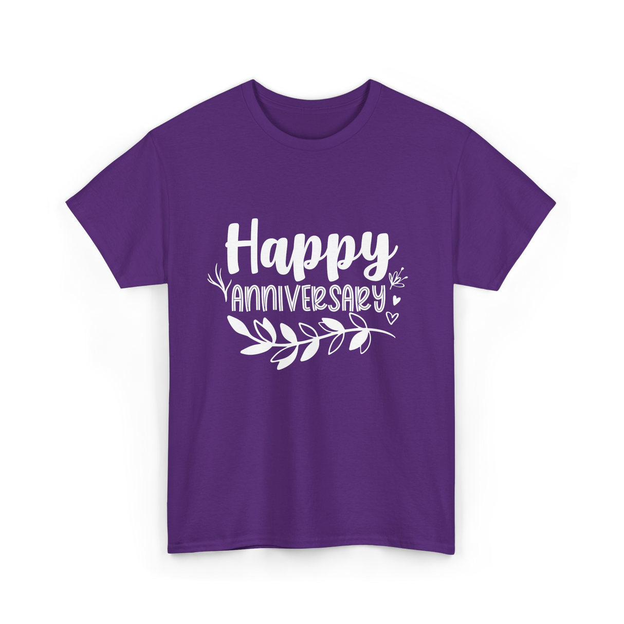 Happy Anniversary Anniversary Wedding T-Shirt - Purple