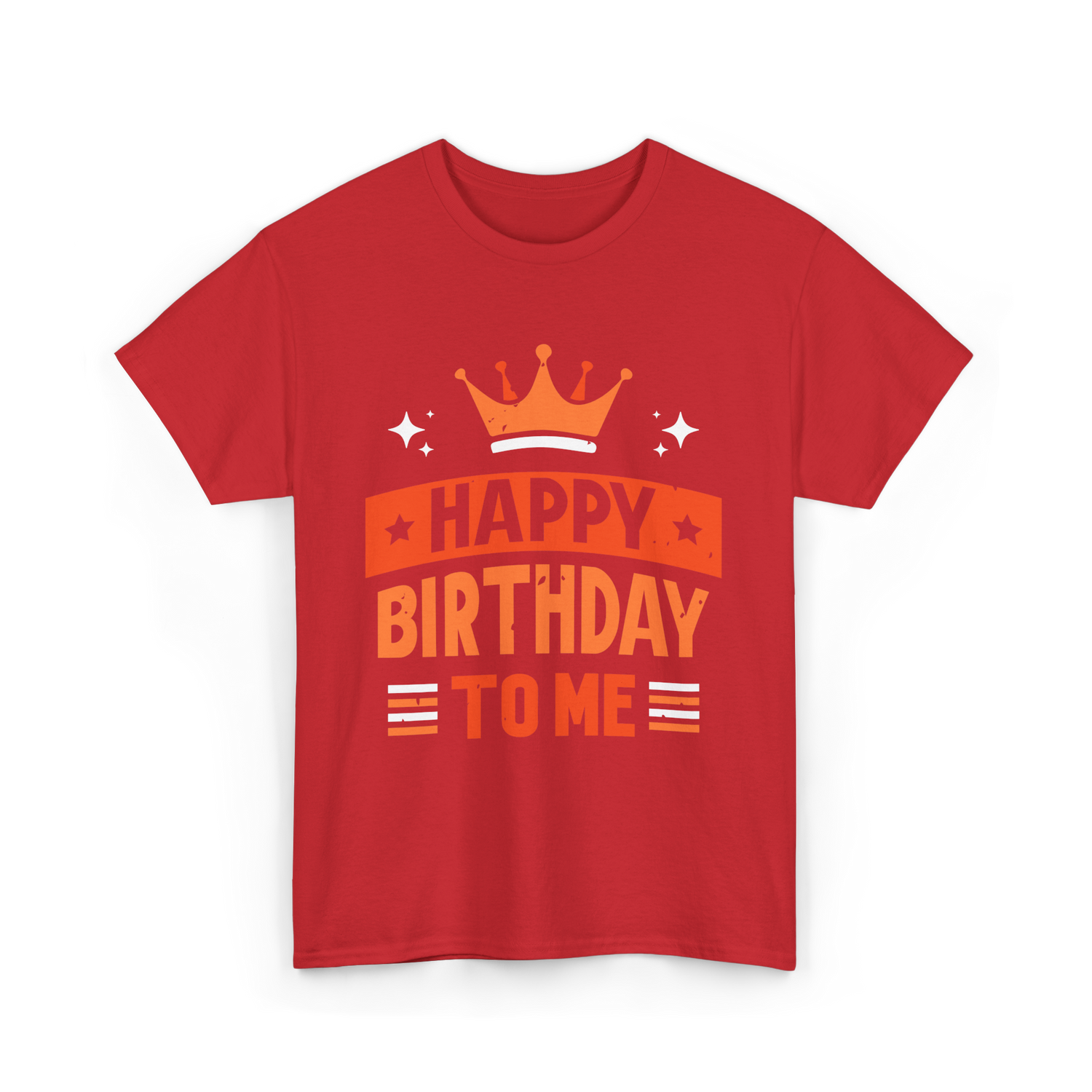 Happy Birthday To Me Celebration T-Shirt - Red