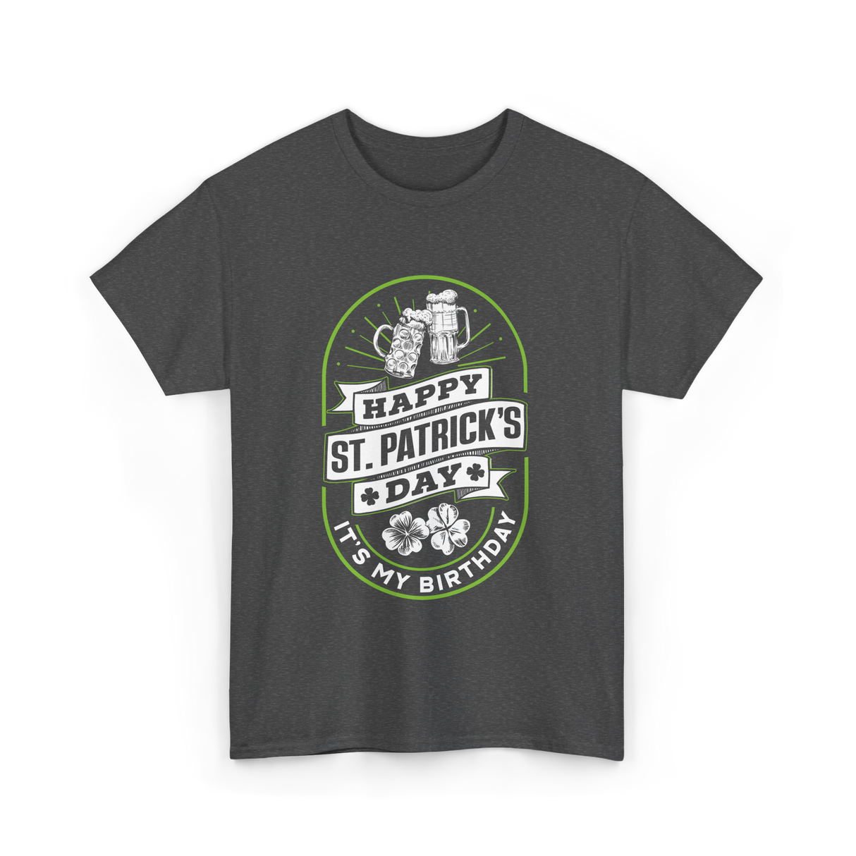 Happy St Patrick's Day Celebration T-Shirt - Dark Heather