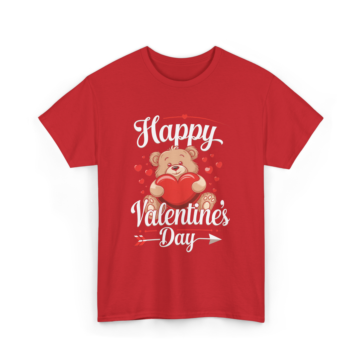 Happy Valentine's Day Valentine T-Shirt - Red