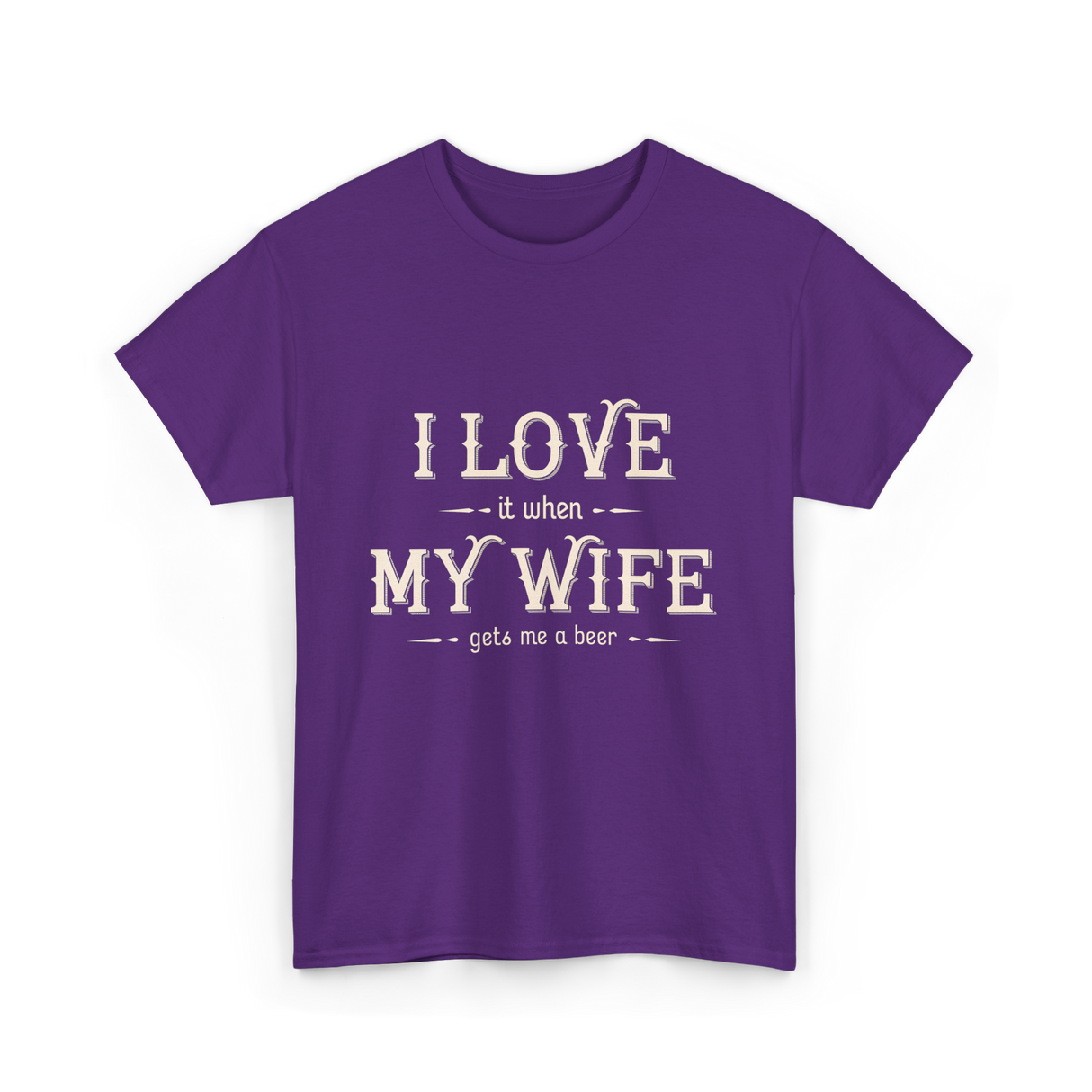 Heartwarming Beer T-Shirt - Purple