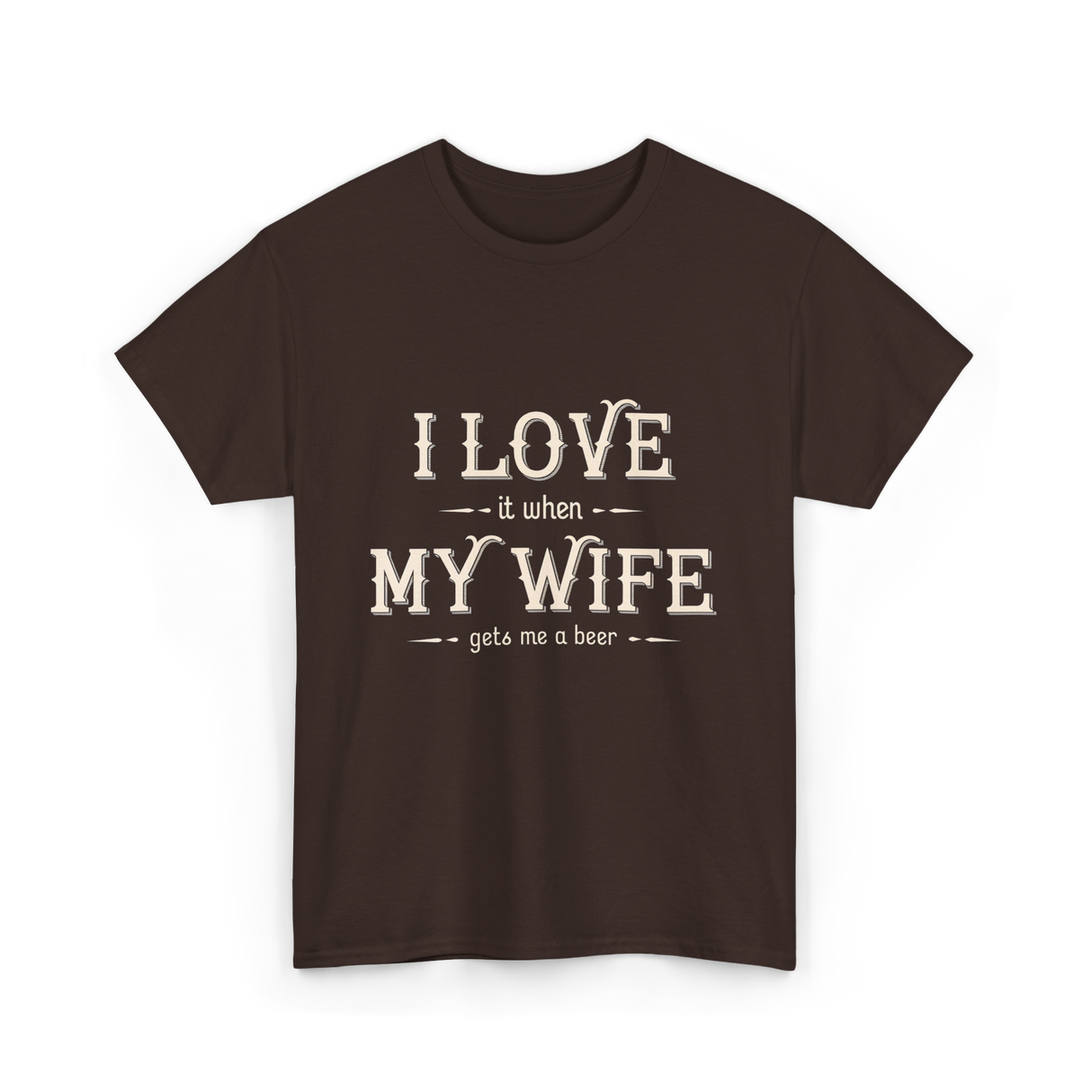 Heartwarming Beer T-Shirt - Dark Chocolate