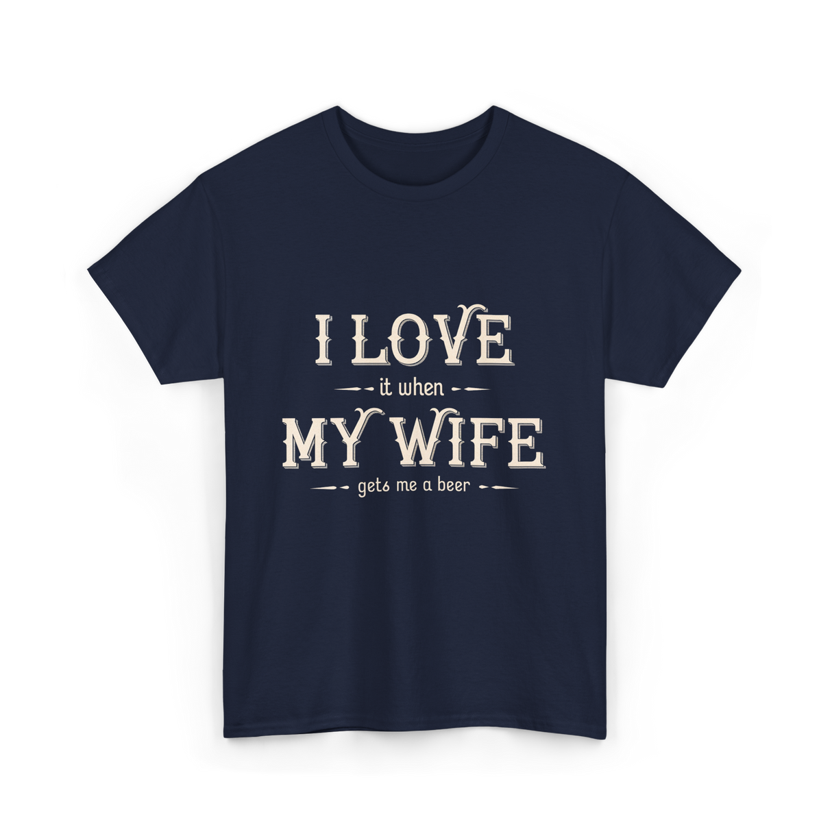 Heartwarming Beer T-Shirt - Navy