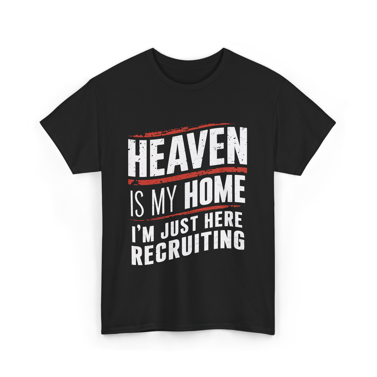 Heaven Is My Home Christian T-Shirt - Black