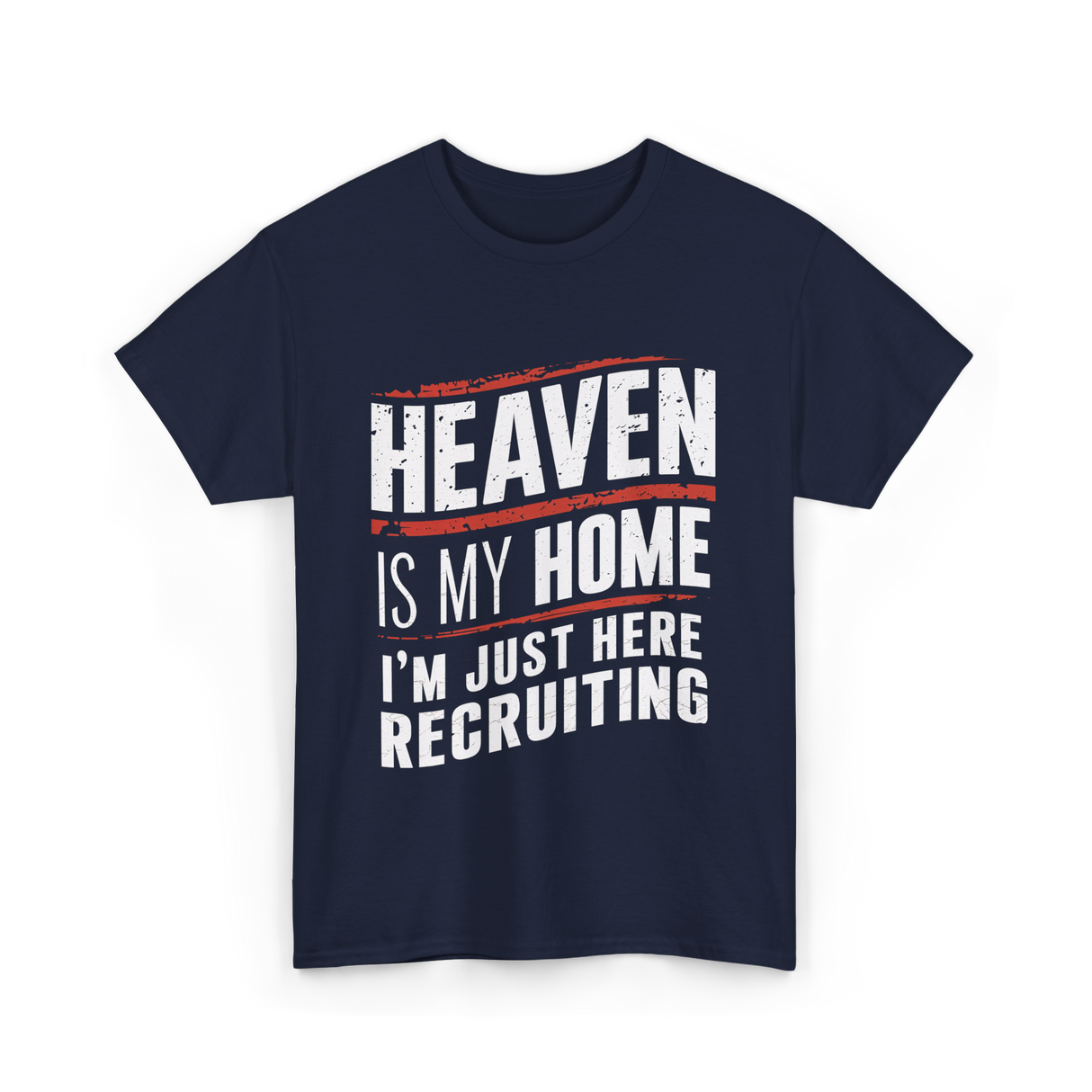 Heaven Is My Home Christian T-Shirt - Navy