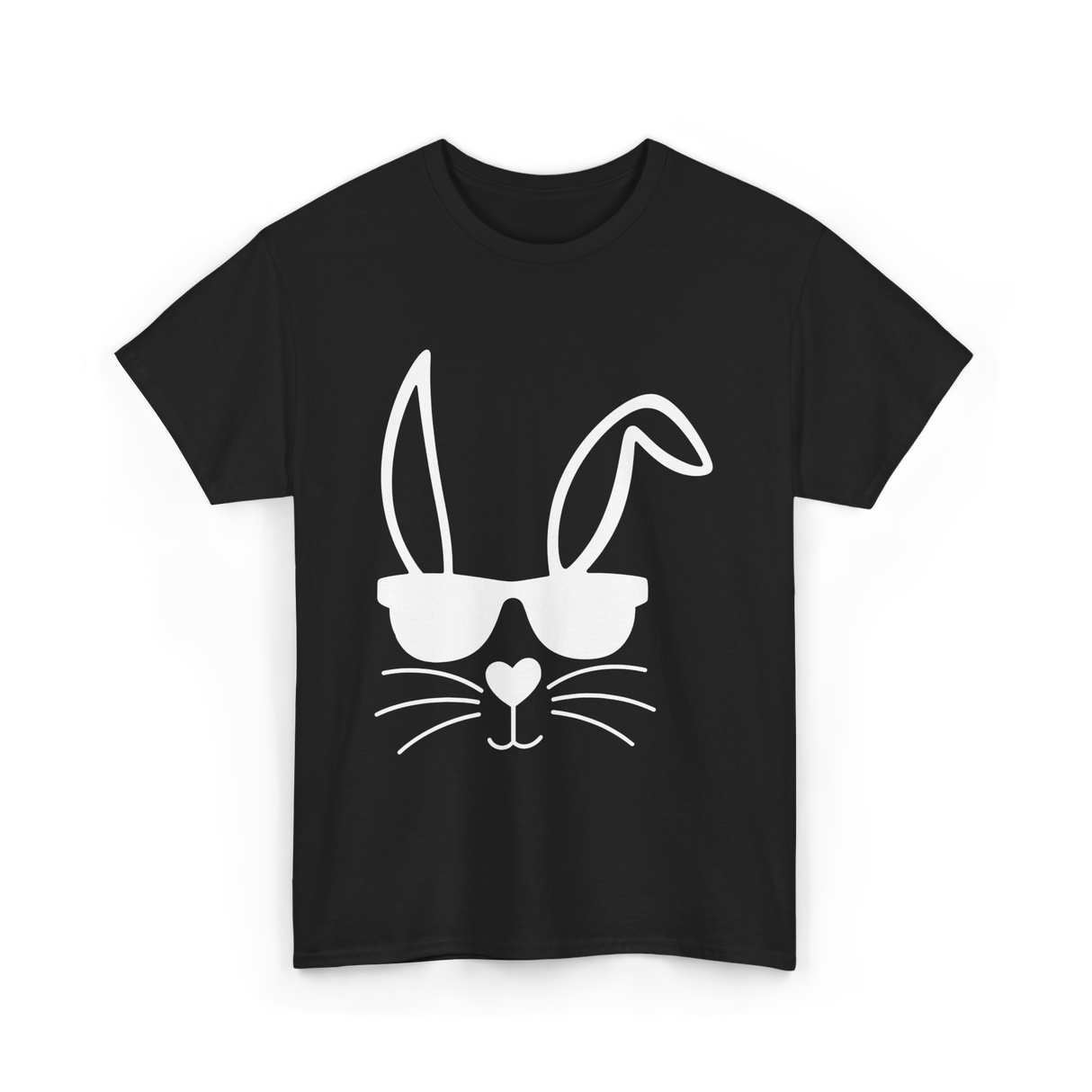 Hip Sunglasses Bunny Easter Kids T-Shirt - Black