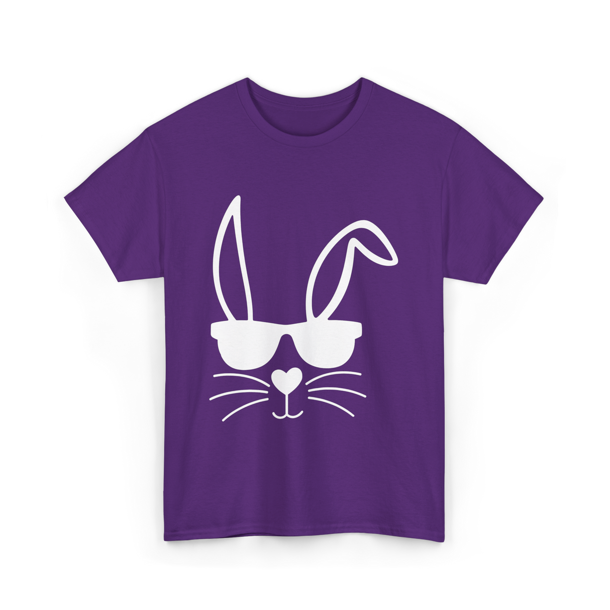 Hip Sunglasses Bunny Easter Kids T-Shirt - Purple