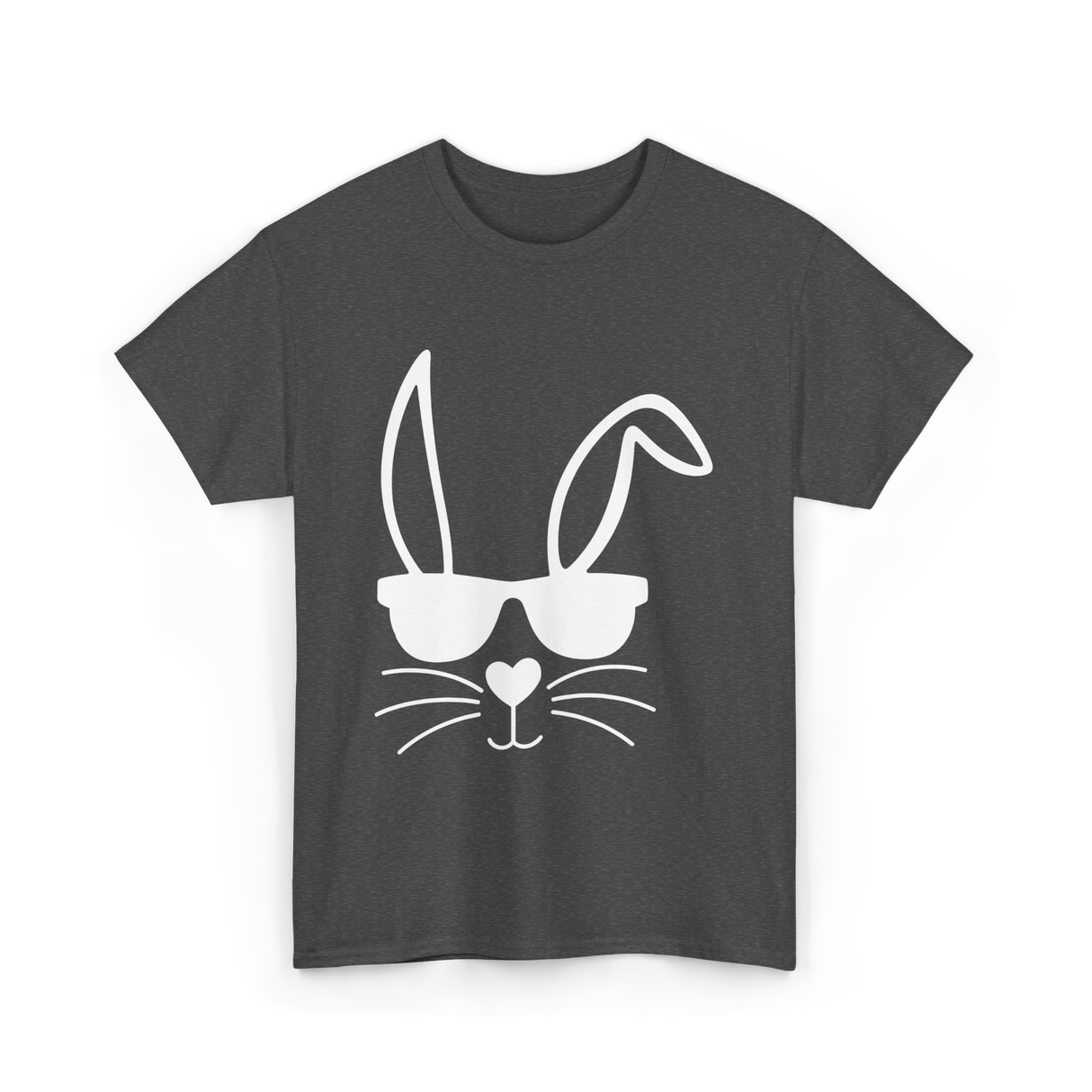 Hip Sunglasses Bunny Easter Kids T-Shirt - Dark Heather