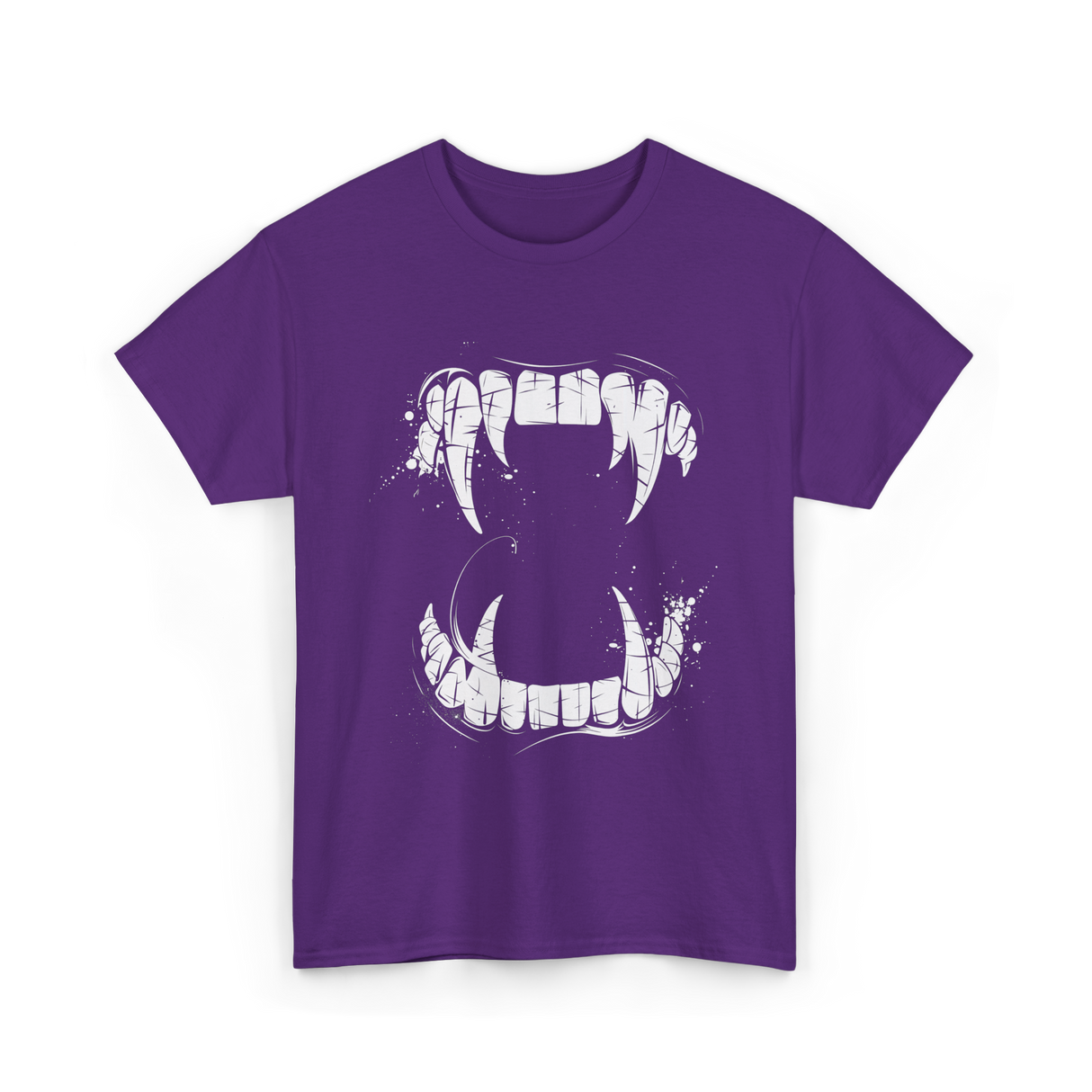 Horror Design Monster T-Shirt - Purple