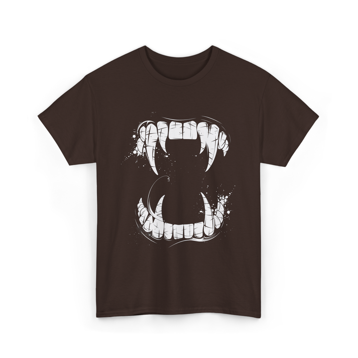 Horror Design Monster T-Shirt - Dark Chocolate