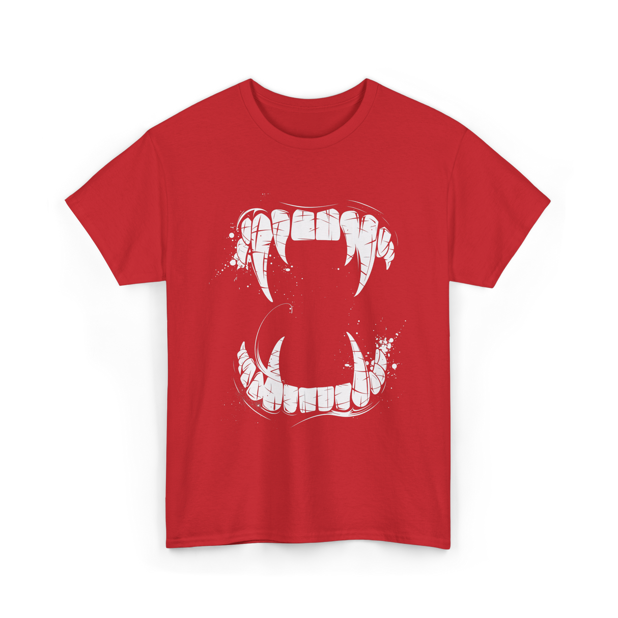 Horror Design Monster T-Shirt - Red
