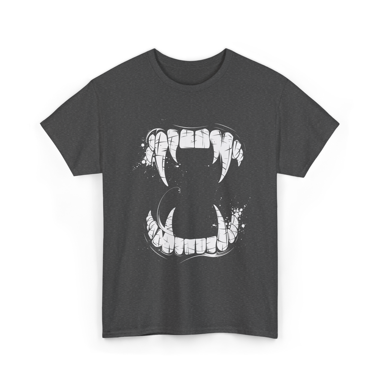 Horror Design Monster T-Shirt - Dark Heather